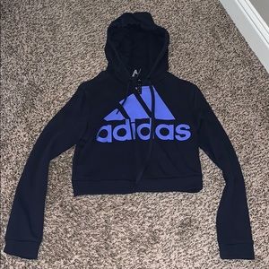 Adidas cropped hoodie size XS